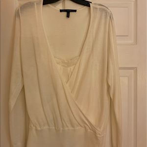 Whbm nwot - beautiful cream sweater